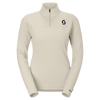 Jersey de capa intermedia SCOTT Defined Light para mujer – Beige Latte – Vista frontal