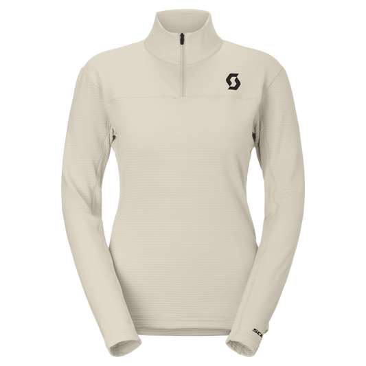 SCOTT Defined Light midlayer-trui voor dames – Latte Beige – Vooraanzicht