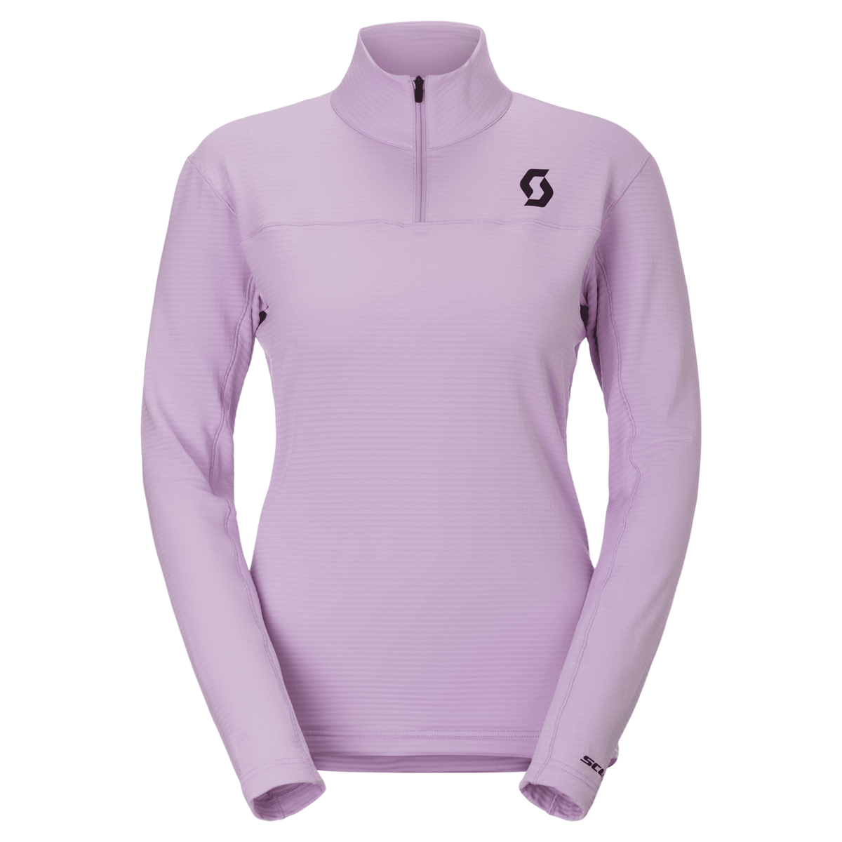 Jersey de capa intermedia SCOTT Defined Light para mujer – Sherbet Purple – Vista frontal