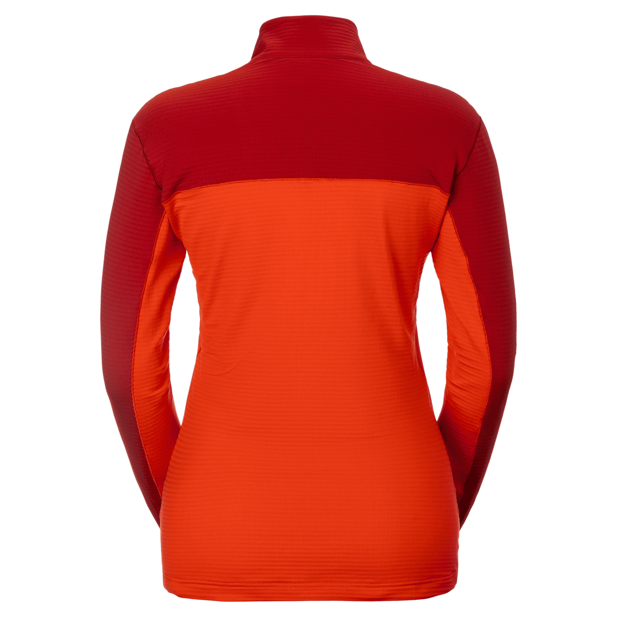 Jersey de capa intermedia SCOTT Defined Light para mujer – Turbo Red - Toasted Red – Vista trasera