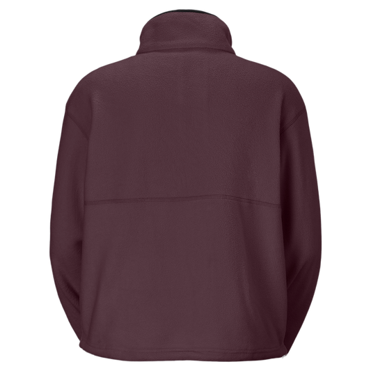 SCOTT Escape Original fleecetrui voor dames - Cocoa Red, achteraanzicht