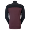SCOTT Defined Light Midlayer Sweater for Men - Cocoa Red - Black (Back View) at PeakStyle