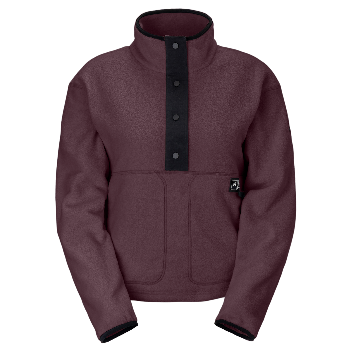 Maglione in pile SCOTT Escape Original da donna - Cocoa Red, vista frontale