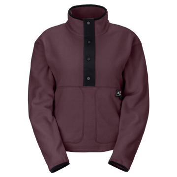 Maglione in pile SCOTT Escape Original da donna - Cocoa Red, vista frontale