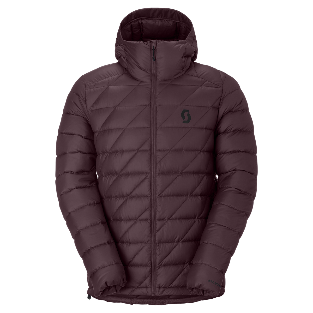 Piumino da uomo SCOTT Insuloft Light – Cocoa Red – Vista frontale