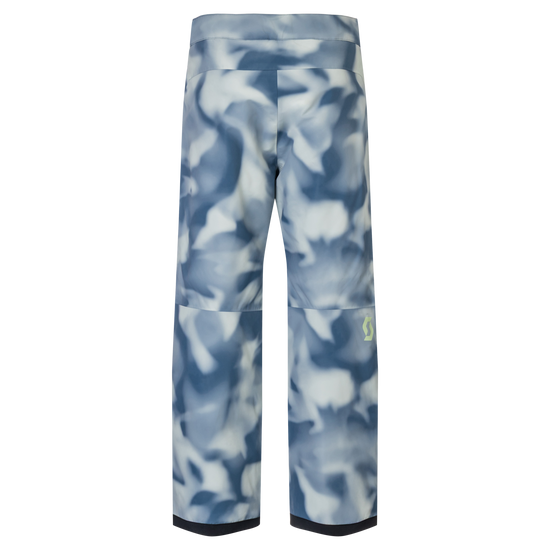 SCOTT Ultimate Dryo Winter Sports Pants for Kids – Dusk Blue Print (Rear View)