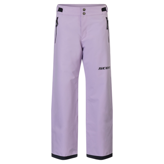 SCOTT Ultimate Dryo Winter Sports Pants for Kids – Sherbet Purple (Front View)