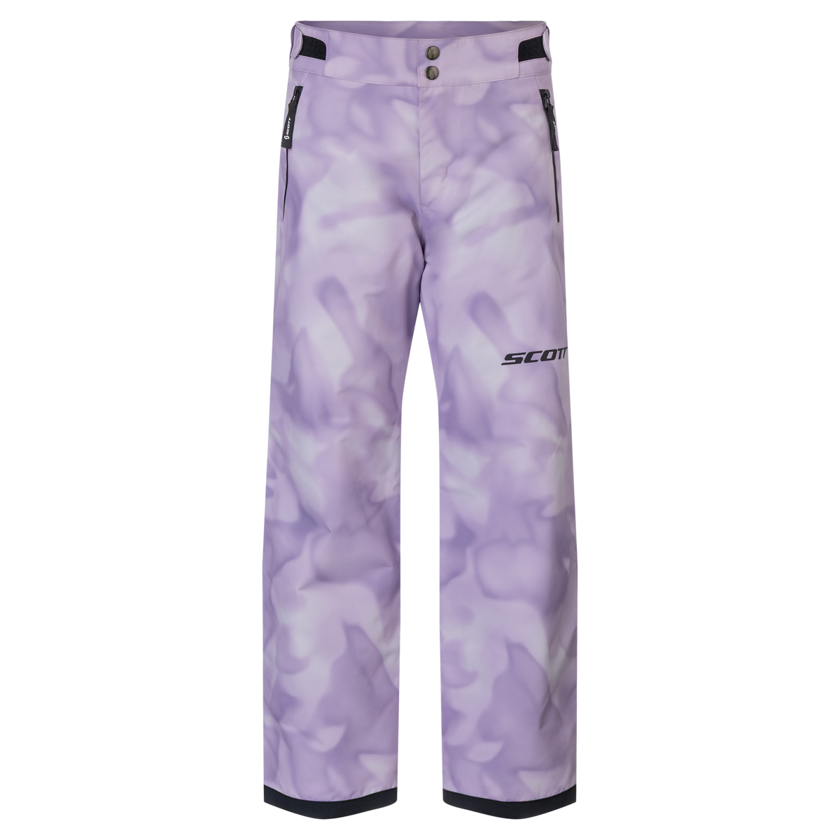 SCOTT Ultimate Dryo Winter Sports Pants for Kids – Sherbet Purple Print (Front View)