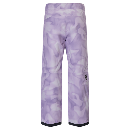 SCOTT Ultimate Dryo Winter Sports Pants for Kids – Sherbet Purple Print (Back View)