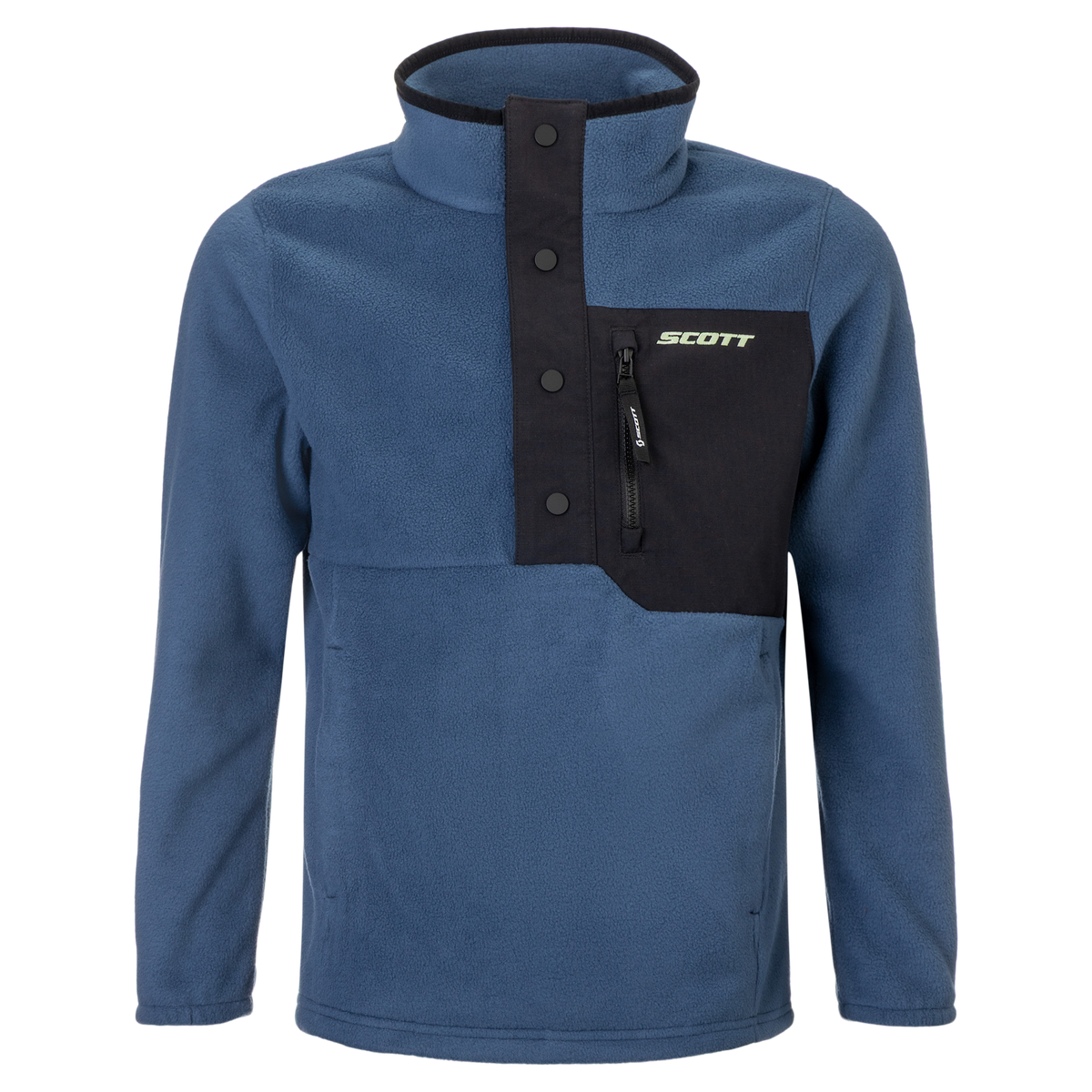 SCOTT Original Fleece-Pullover Kinder – Dusk Blue Vorderansicht