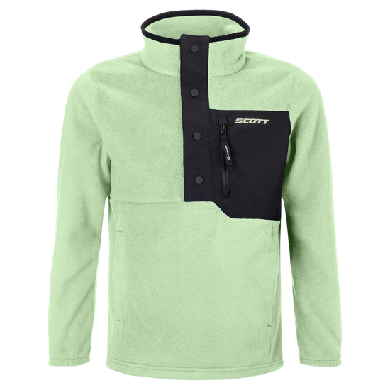 SCOTT Original Fleece-Pullover Kinder – Vapour Green Vorderansicht