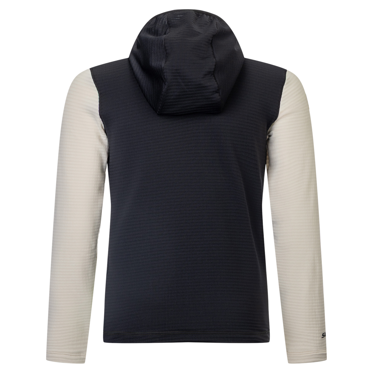 SCOTT Defined Light Hoodie Kinder – Black - Latte Beige Rückansicht