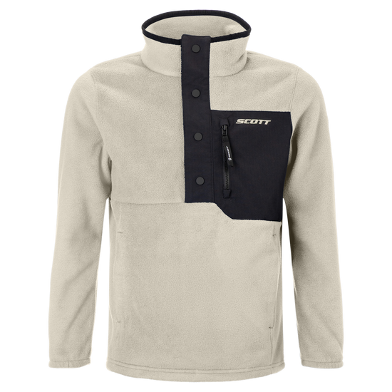 SCOTT Original Fleece-Pullover Kinder – Latte Beige Vorderansicht
