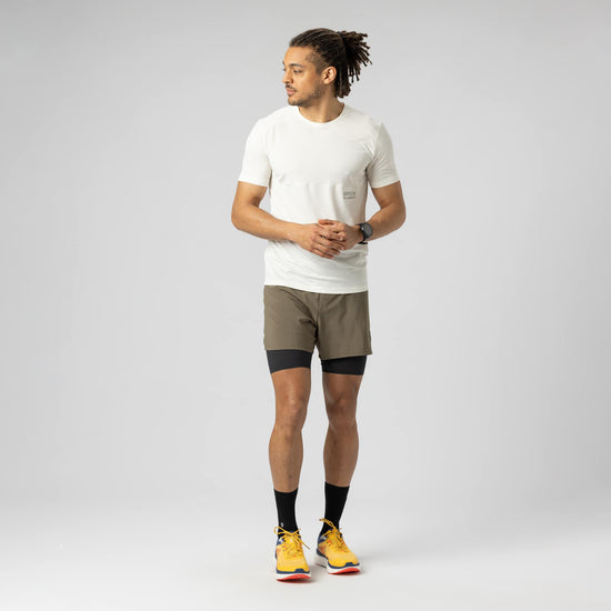 SCOTT M Endurance Tech Hybrid Shorts Herren – Acid Yellow - Black