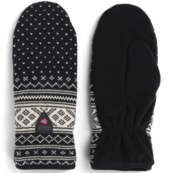 Dale Of Norway VALLØY POLAR MITTENS Black Offwhite L - PeakStyle