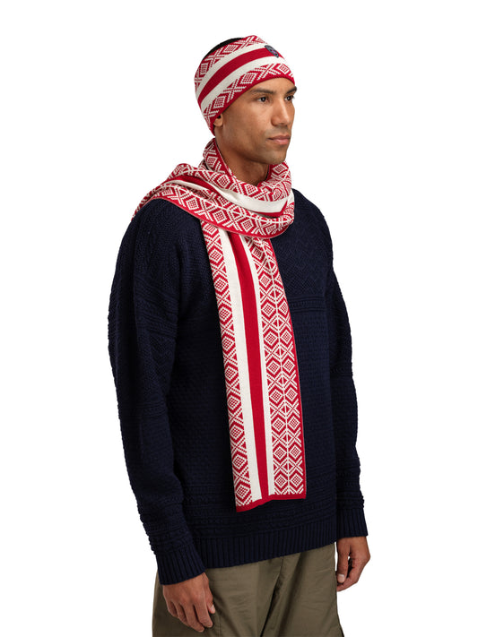 Dale Of Norway KVITEGGA HEADBAND Raspberry Offwhite One size - PeakStyle