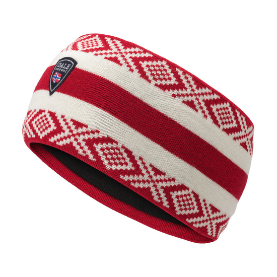Dale Of Norway KVITEGGA HEADBAND Raspberry Offwhite One size - PeakStyle