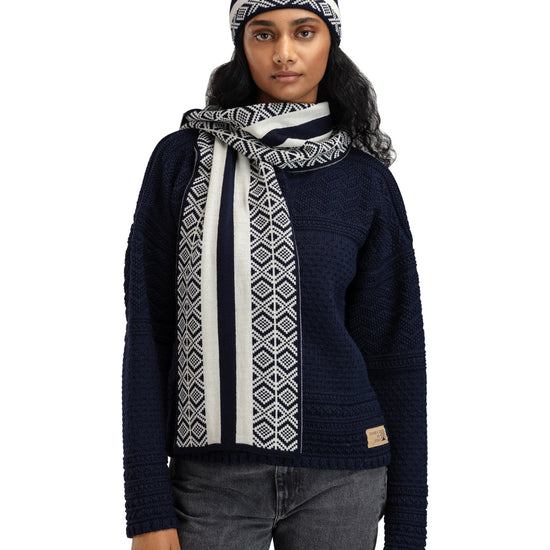 Dale Of Norway KVITEGGA HEADBAND Navy Offwhite One size - PeakStyle