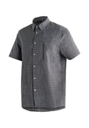 Maier Sports M MATS S/S grey check 46 - PeakStyle