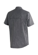 Maier Sports M MATS S/S grey check 46 - PeakStyle
