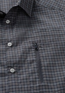 Maier Sports M MATS S/S grey check 46 - PeakStyle