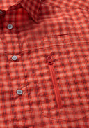 Maier Sports M MATS S/S orange check 46 - PeakStyle