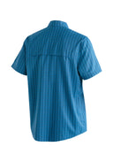 Maier Sports M MATS S/S blue check 46 - PeakStyle