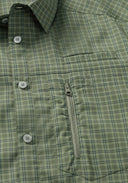 Maier Sports M MATS S/S green check 46 - PeakStyle