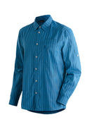 Maier Sports M MATS L/S blue check 46 - PeakStyle