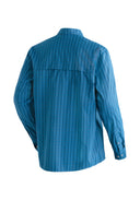 Maier Sports M MATS L/S blue check 46 - PeakStyle