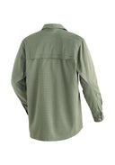 Maier Sports M MATS L/S green check 46 - PeakStyle