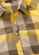 Maier Sports W SANA SLEEVELESS yellow check 34 - PeakStyle