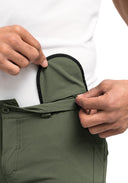 Maier Sports M NIL SHORT green goose 46 - PeakStyle