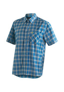 Maier Sports M MAURO blue check 48 - PeakStyle