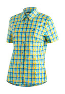 Maier Sports W PHILINA blue yellow check 36 - PeakStyle