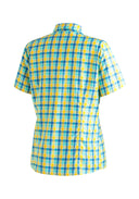 Maier Sports W PHILINA blue yellow check 36 - PeakStyle
