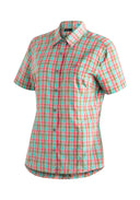 Maier Sports W PHILINA green lightblue red check 36 - PeakStyle