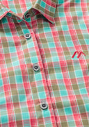 Maier Sports W PHILINA green lightblue red check 36 - PeakStyle
