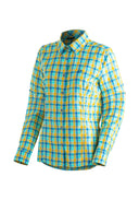 Maier Sports W NANNI blue yellow check 36 - PeakStyle