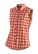 Maier Sports W PALOMA red yellow check 36 - PeakStyle