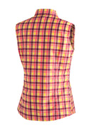 Maier Sports W PALOMA red yellow check 36 - PeakStyle