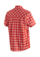 Maier Sports M KASEN S/S red check 46 - PeakStyle