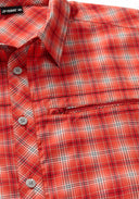 Maier Sports M KASEN L/S red check 46 - PeakStyle