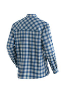 Maier Sports M KASEN L/S blue check 46 - PeakStyle