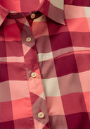 Maier Sports W KENDRA S/S red check 34 - PeakStyle