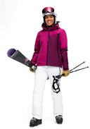 Maier Sports W NURIA magenta/cherrywin 18 - PeakStyle