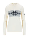 Dale Of Norway W FALKEBERG FEMININE BASELAYER HALF ZIP Offwhite Navy XL - PeakStyle