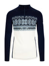 Dale Of Norway M VAIL MASCULINE BASELAYER HALF ZIP Offwhite Navy XXL - PeakStyle