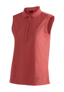 Maier Sports W ULRIKE SLEEVELESS red orcher 34 - PeakStyle