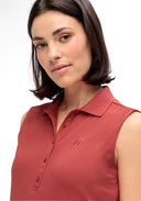 Maier Sports W ULRIKE SLEEVELESS red orcher 34 - PeakStyle